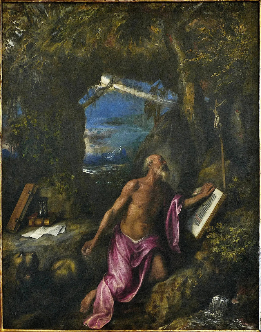 Pyhä Hieronymus katumuksessa - Titian