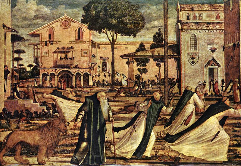 Pyhä Hieronymus ja leijona - Vittore Carpaccio