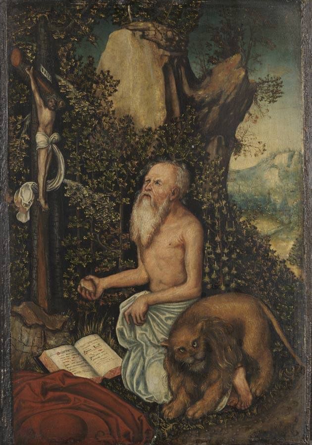 Pyhä Hieronymus - Lucas Cranach vanhempi