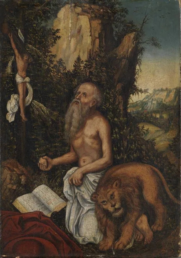 Pyhä Hieronymus - Lucas Cranach vanhempi