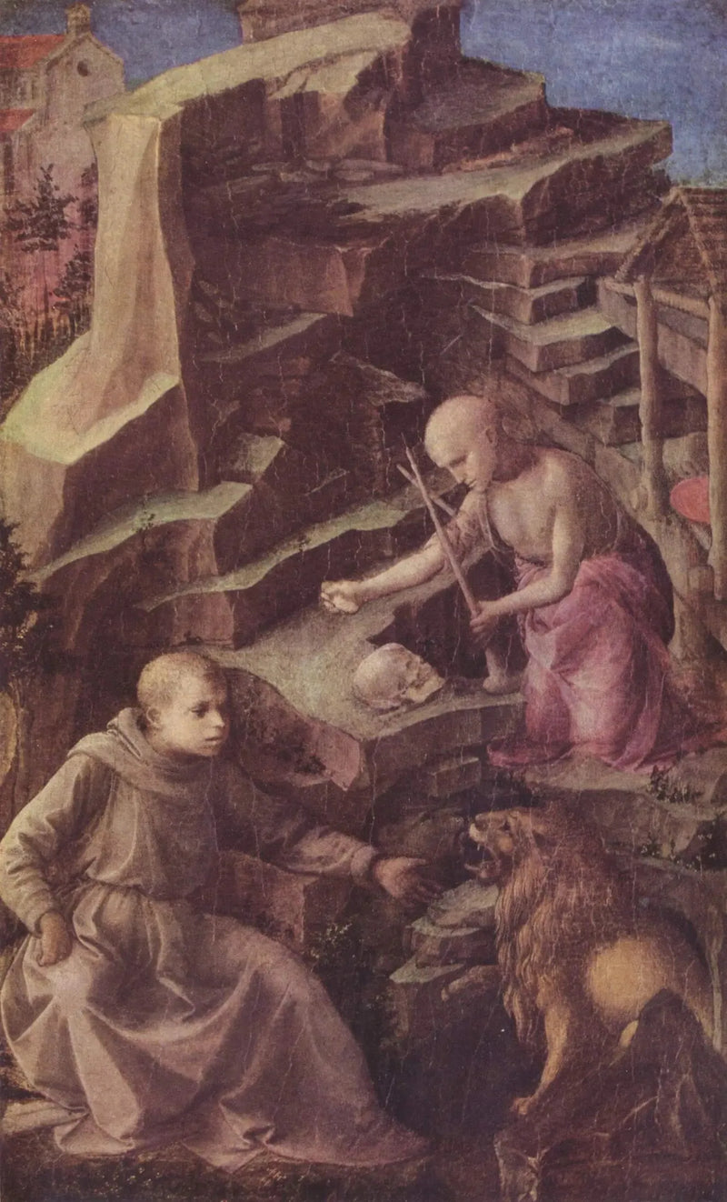 Pyhä Jérôme katumus - Fra Filippo Lippi