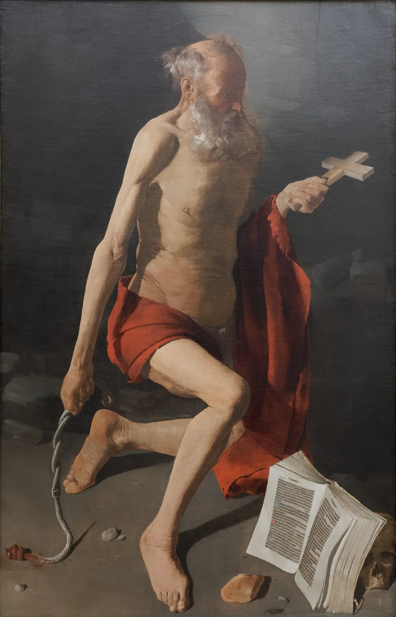Pyhä Jeremia katumuksessa - Georges de La Tour