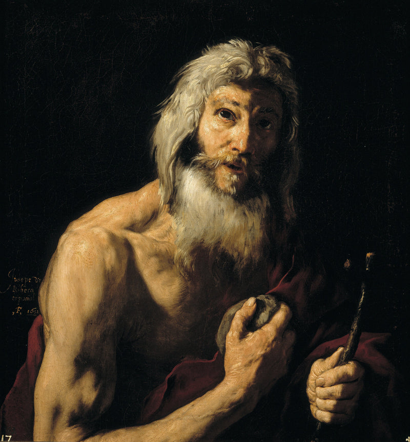 Pyhä Hieronymus katumuksessaan - Jusepe de Ribera