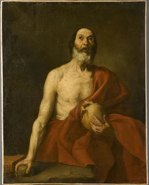 Pyhä Hieronymus katumuksessaan - Jusepe de Ribera