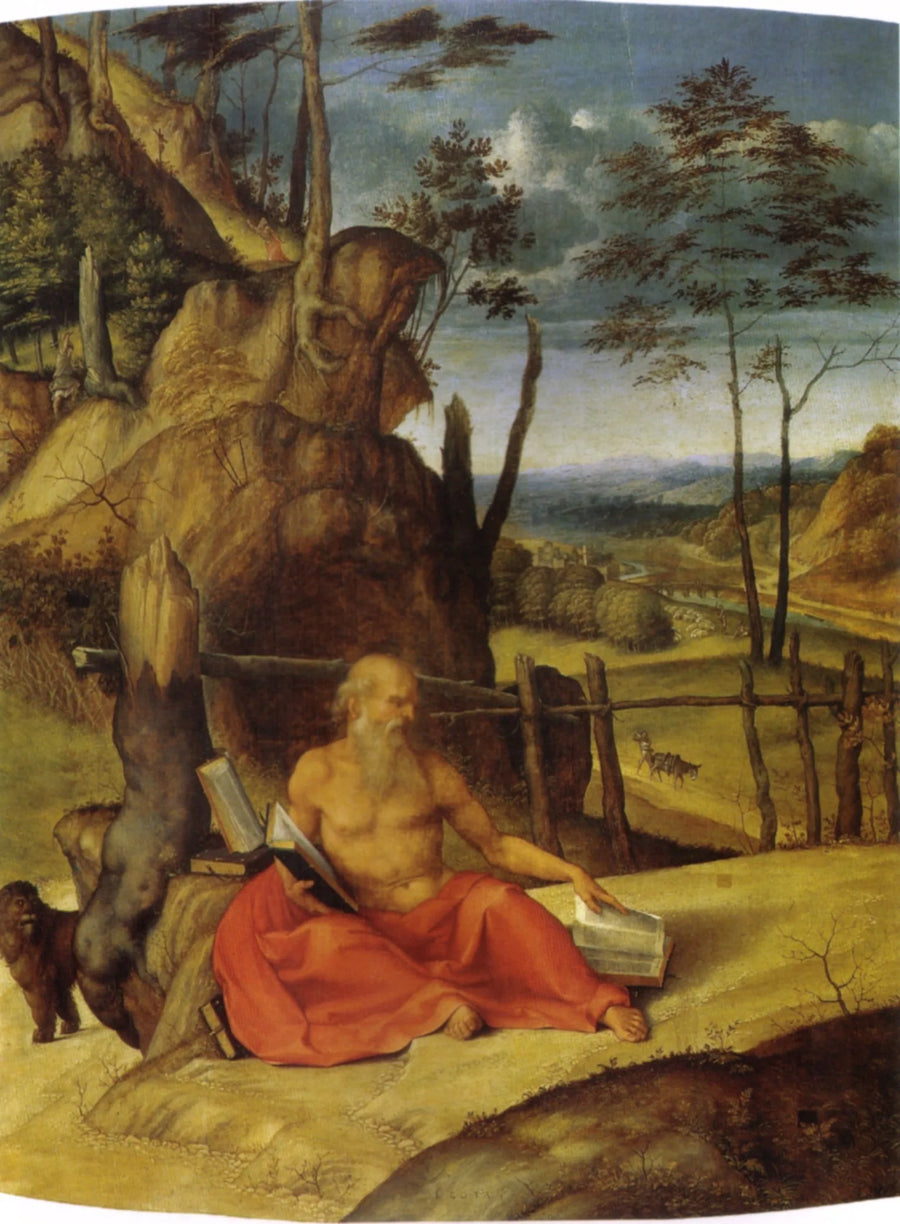 Pyhä Hieronymus katumuksessa - Lorenzo Lotto