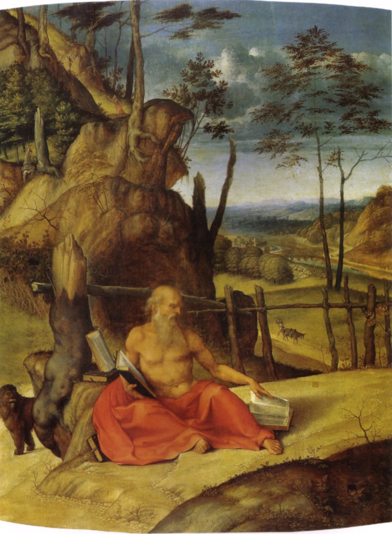 Pyhä Jérôme katumuksessa - Lorenzo Lotto