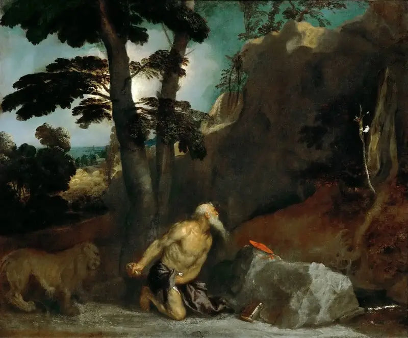 Pyhä Hieronymus katumuksessaan - Titian