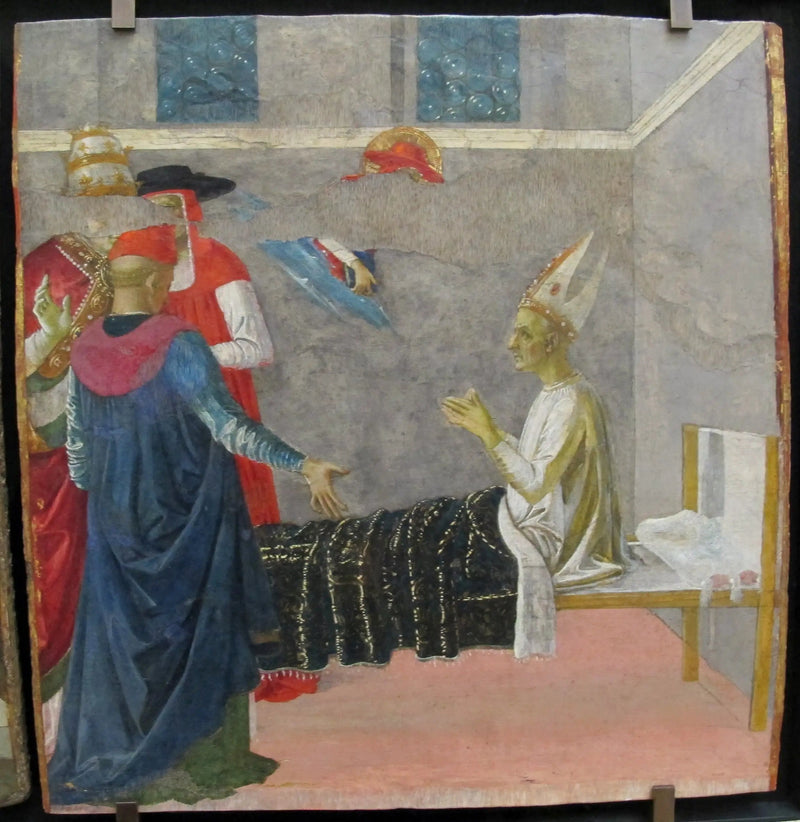Pyhä Hieronymus herättää uudelleen kardinaali Andrea - Pietro Perugino