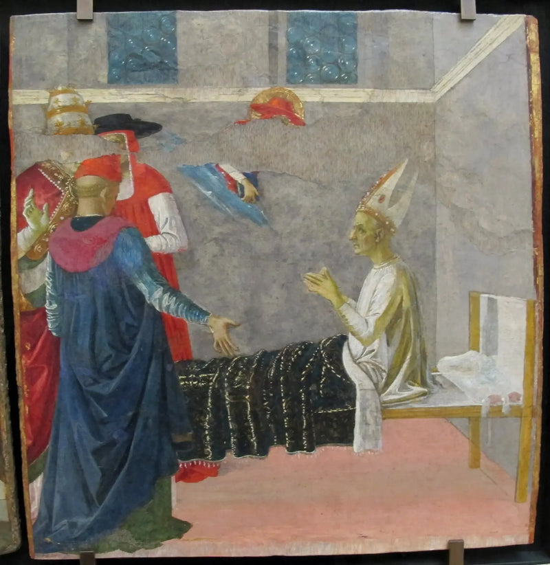 Pyhä Hieronymus herättää uudelleen kardinaali Andrea - Pietro Perugino