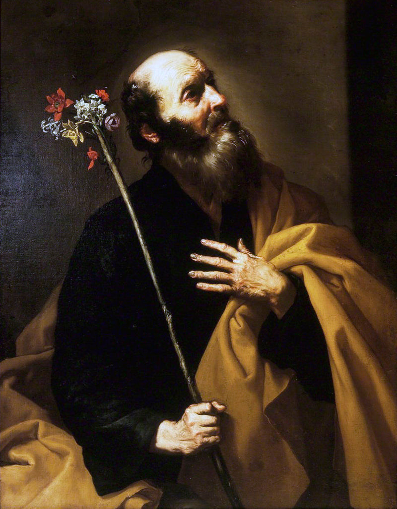 Pyhä Joosef kukkivalla sauvalla - Jusepe de Ribera