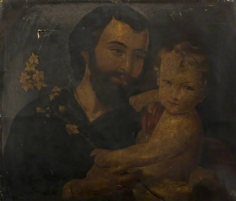 Pyhä Joosef ja Jeesus-lapsi - Bartolomé Esteban Murillo