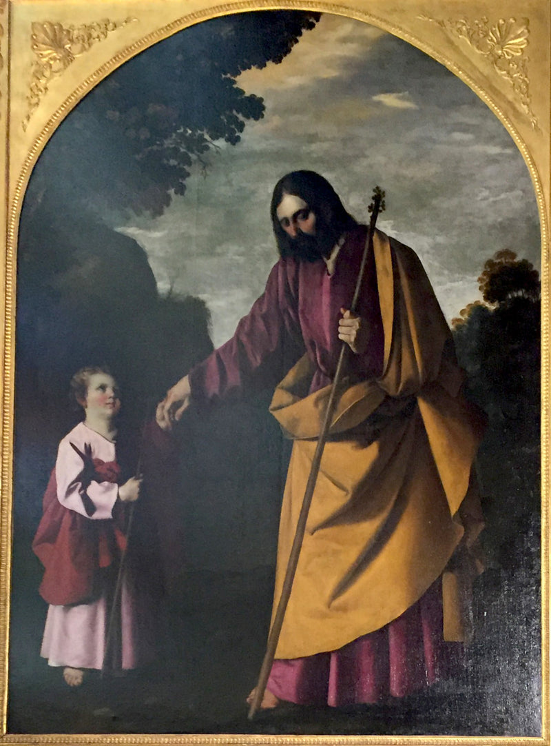 Pyhä Joosef ja Jeesus-lapsi - Francisco de Zurbarán