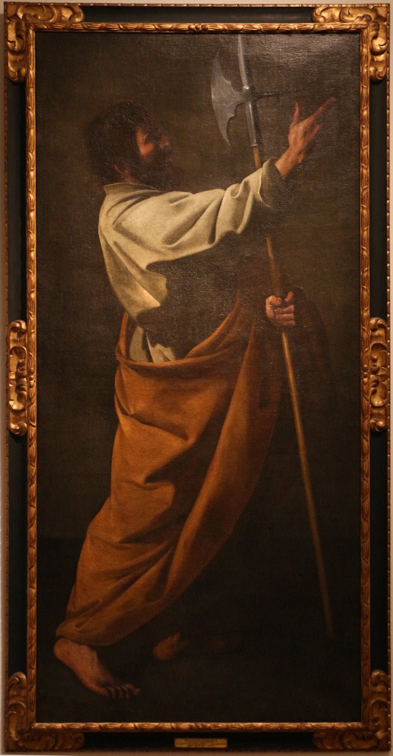Pyhä Juudas Thaddeus tai Pyhä Matteus - Francisco de Zurbarán