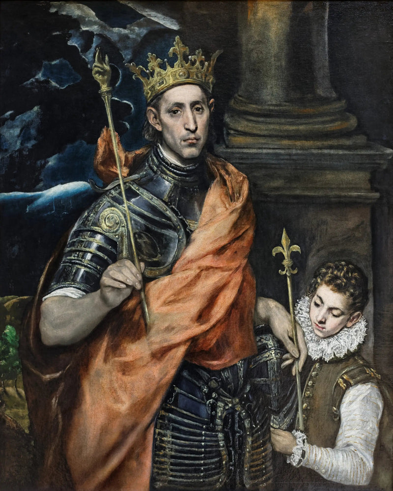 Saint Louis, Ranskan kuningas - El Greco