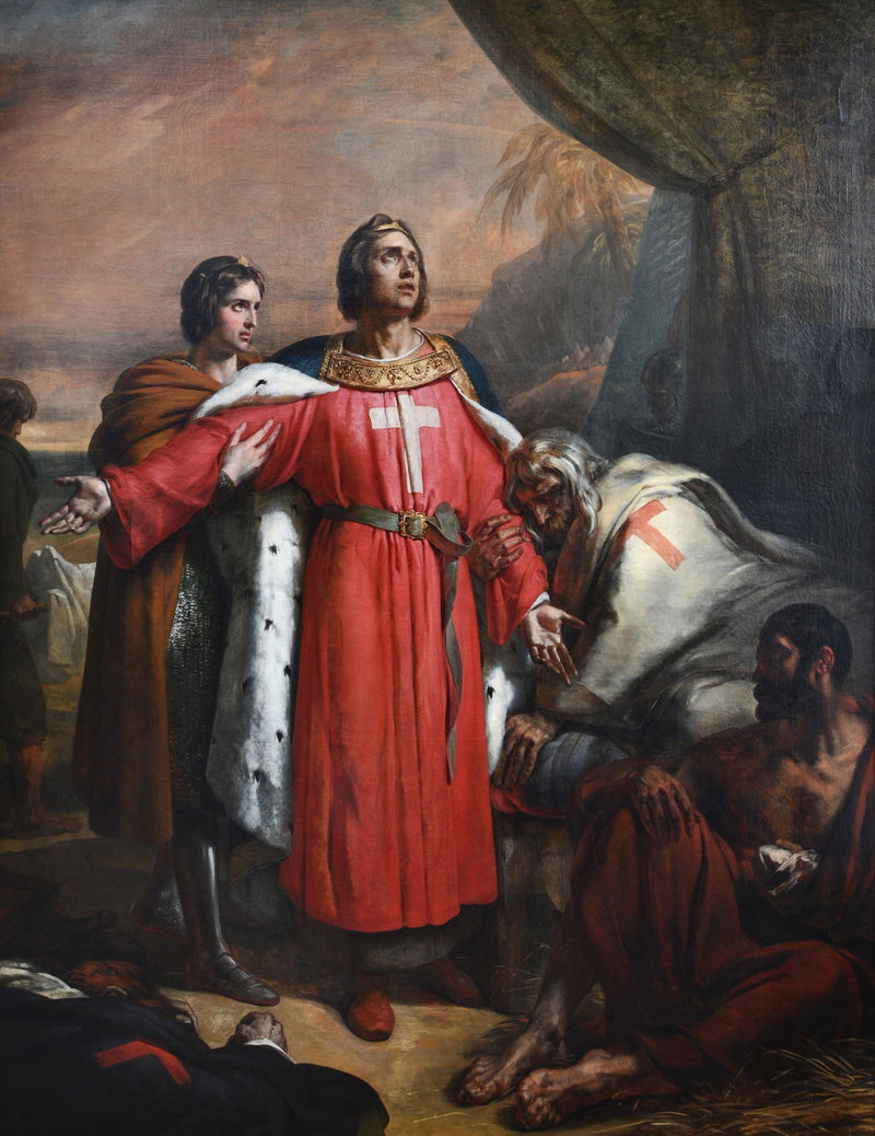 Saint Louis vierailee pestiferoiden luona - Ary Scheffer