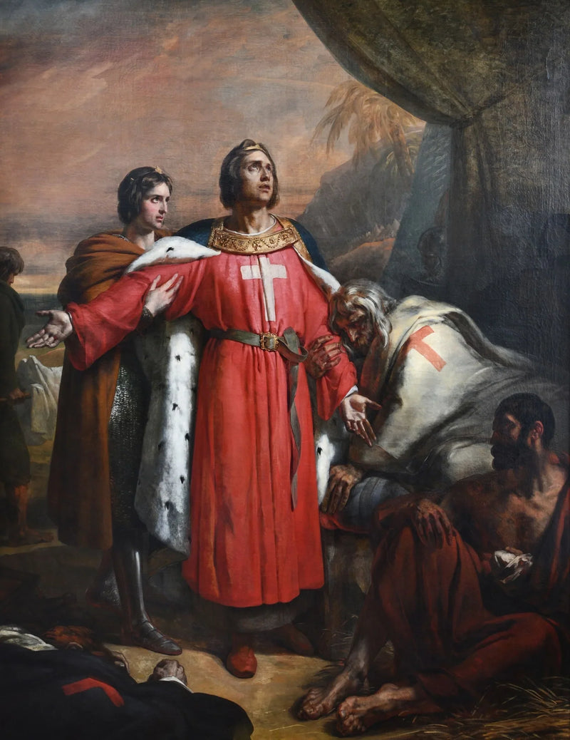 Saint Louis vierailee pestiferoiden luona - Ary Scheffer