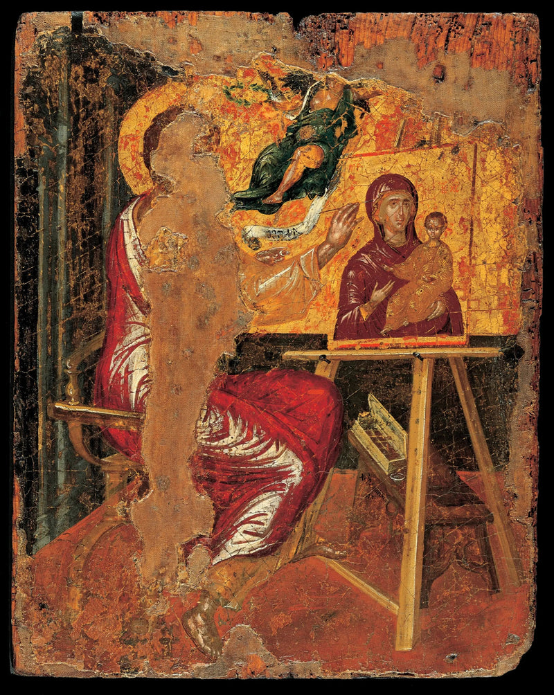 Pyhä Luukas maalaten Neitsytäitiä - El Greco