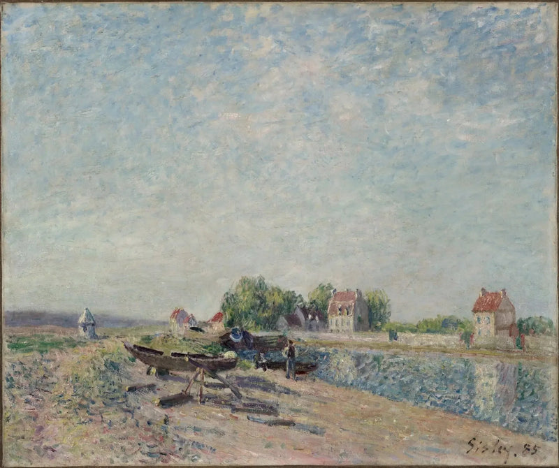 Saint-Mammès, Loing-kanava - Alfred Sisley