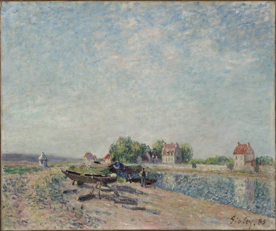 Saint-Mammès, Loing-kanava - Alfred Sisley