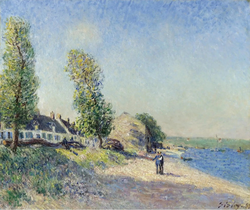 Saint-Mammès aamulla - Alfred Sisley