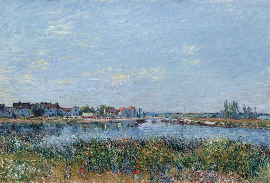 Saint-Mammès aamulla - Alfred Sisley