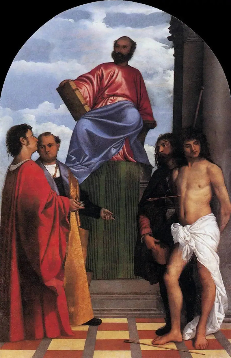 Saint Marc en majesté - Tiziano
