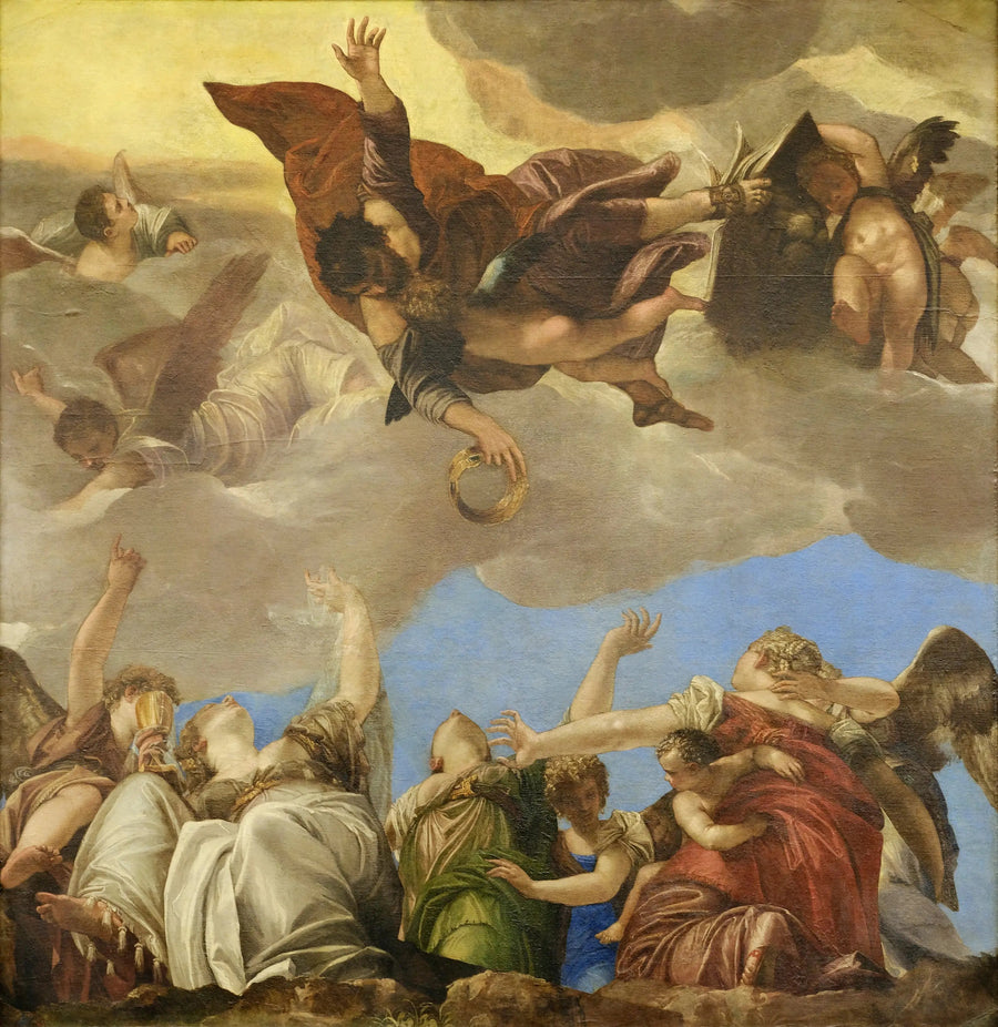 Saint Marc palkitsemassa hyveitä - Paul Véronèse