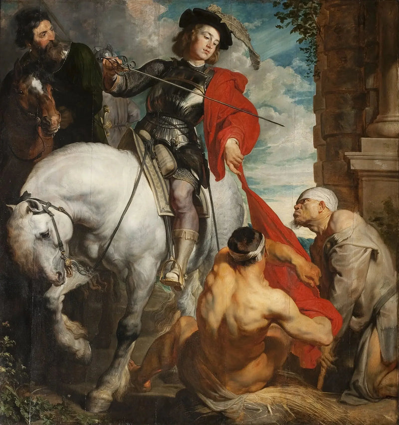 Pyhä Martin ja kerjäläinen - Antoine van Dyck