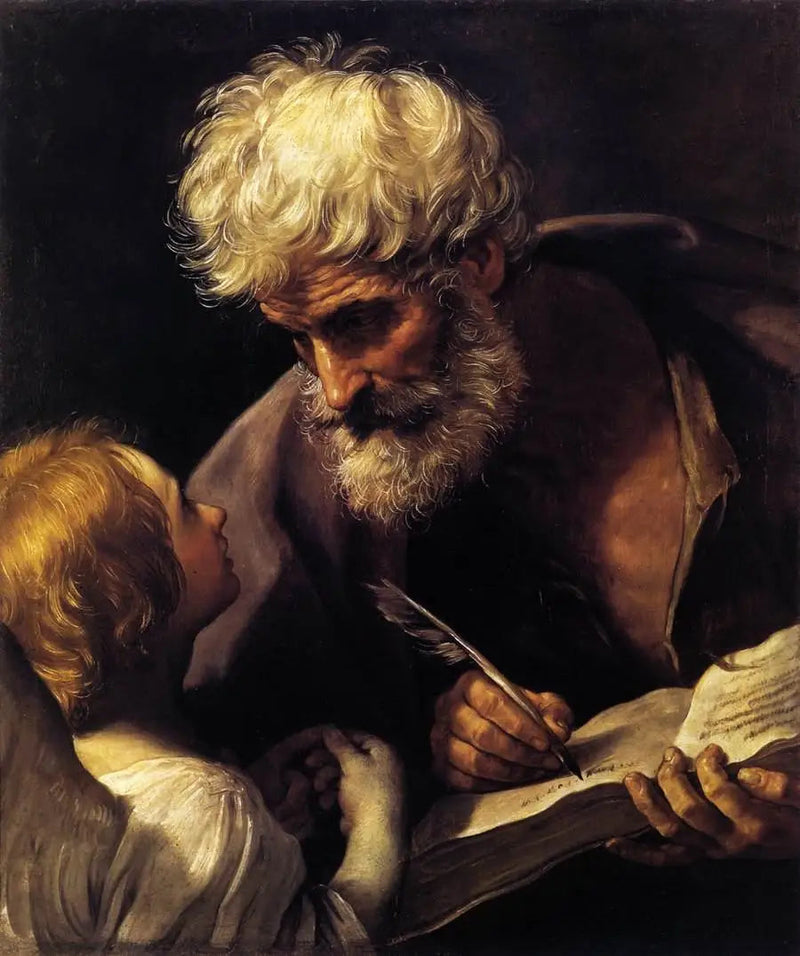 Pyhä Matteus ja enkeli - Guido Reni