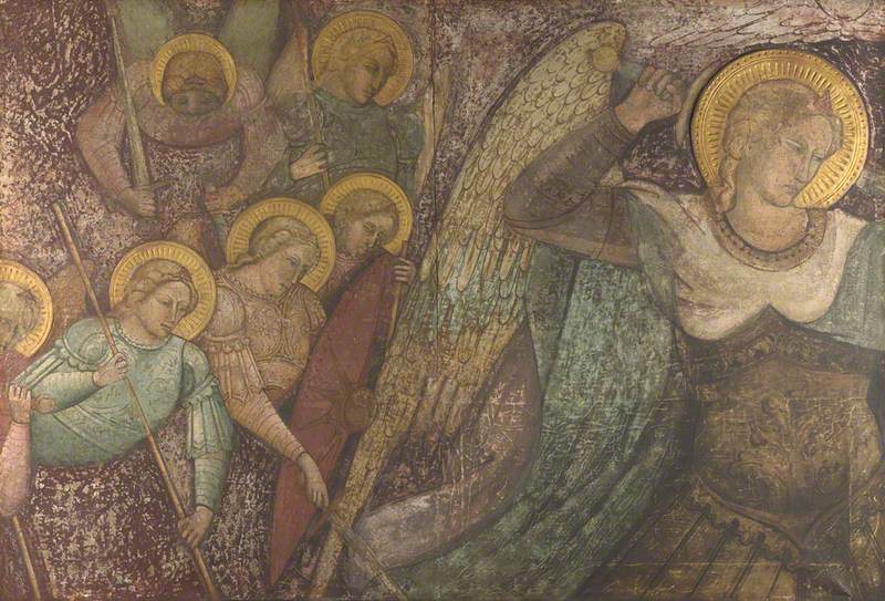 Pyhä Mikael ja muut enkelit - Spinello Aretino