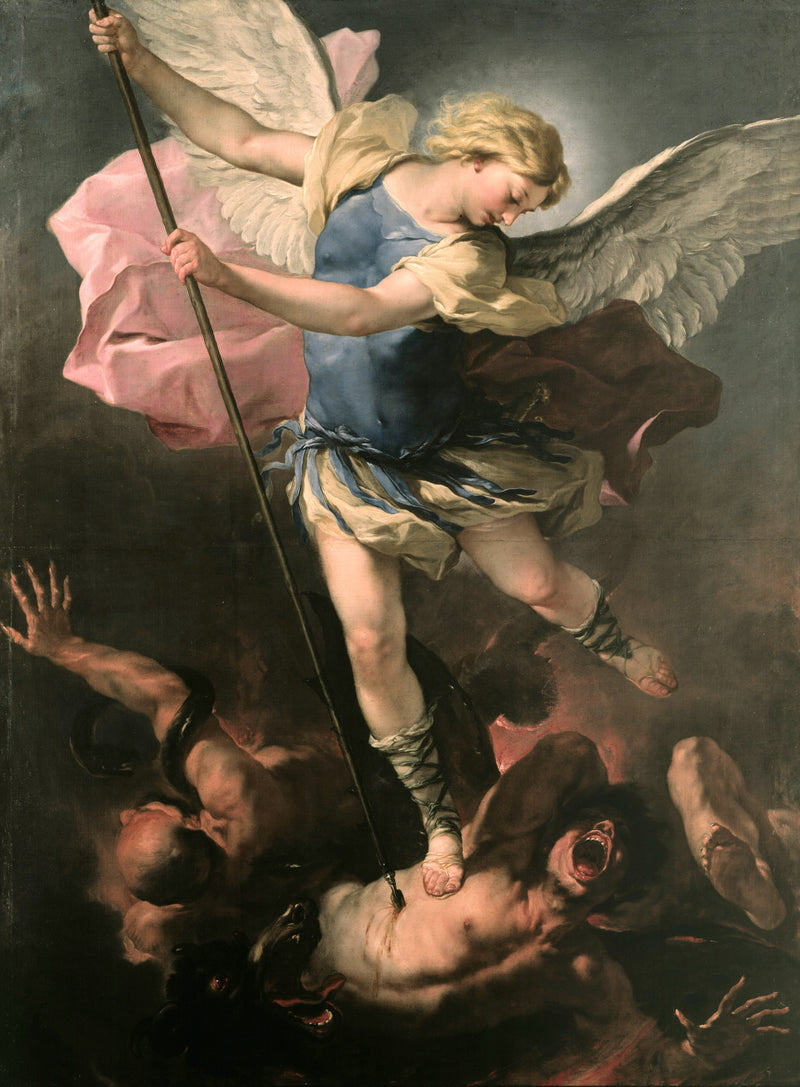 Pyhä Mikael - Luca Giordano