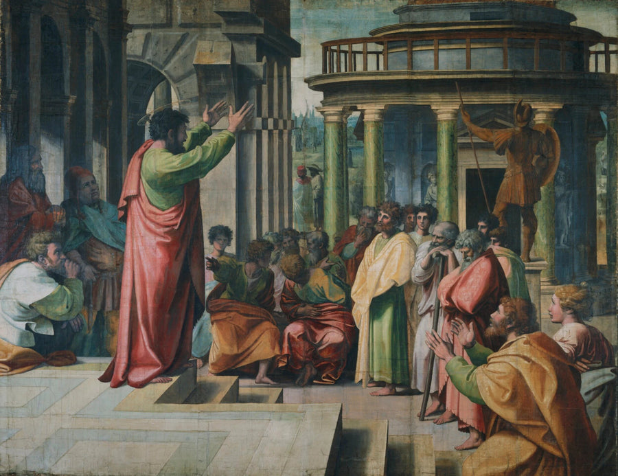 Saint Paul prêchant à Athènes, vers 1515-1516 – Raphaël