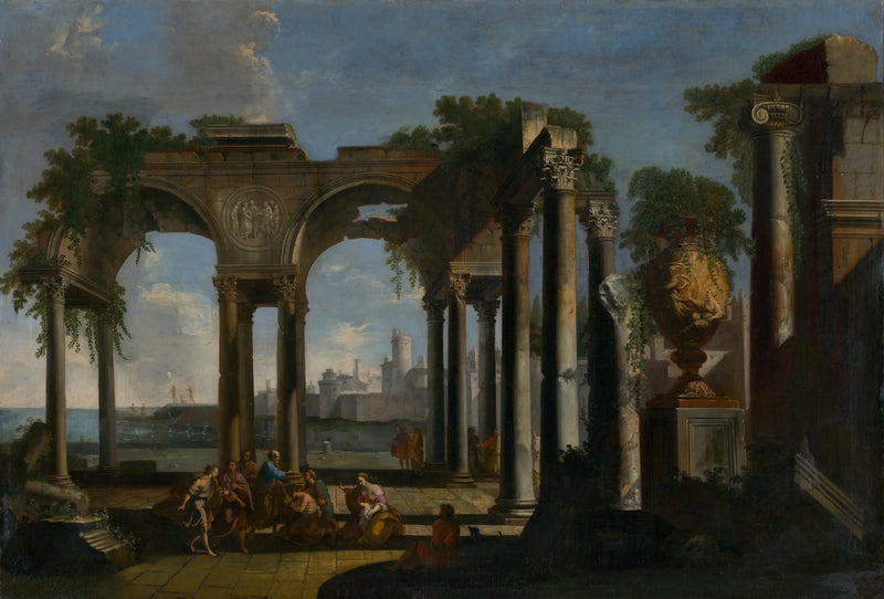 Pyhä Paavali saarnaa maaseudulla - Giovanni Paolo Panini