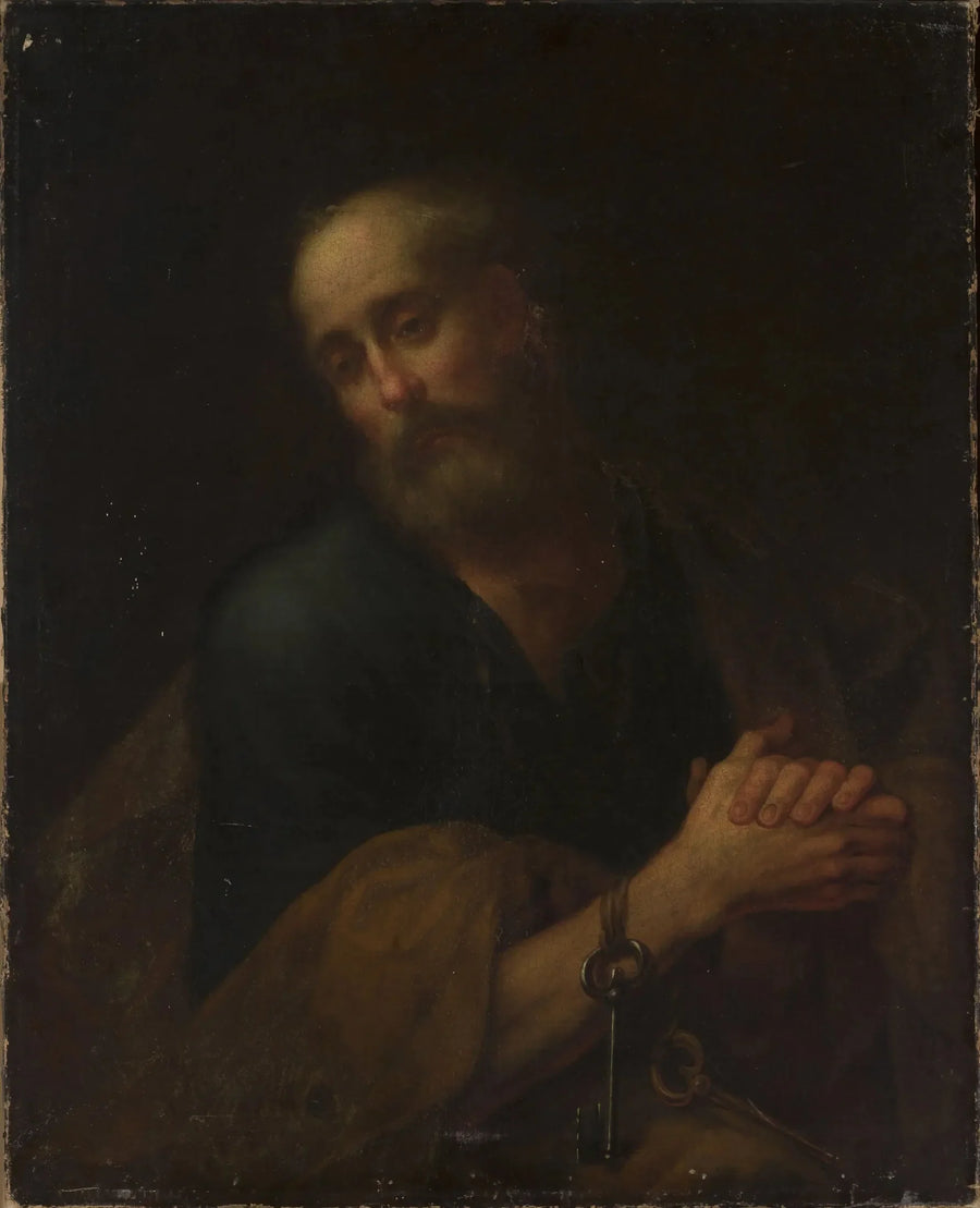 Pyhä Pierre rukouksessa. - Bartolomé Esteban Murillo