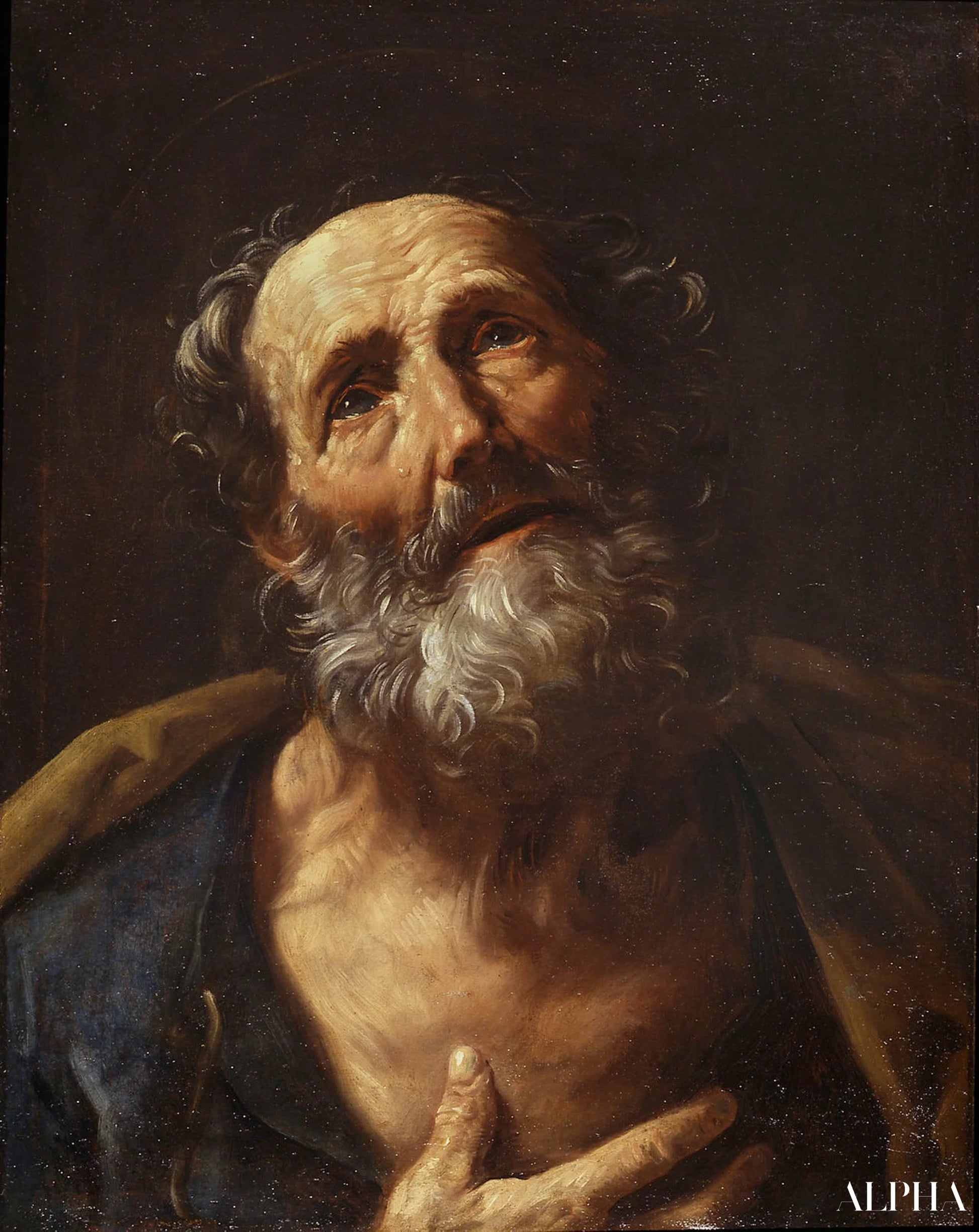 Saint Pierre pénitent - Guido Reni Reproductions de tableaux à la peinture à l’huile