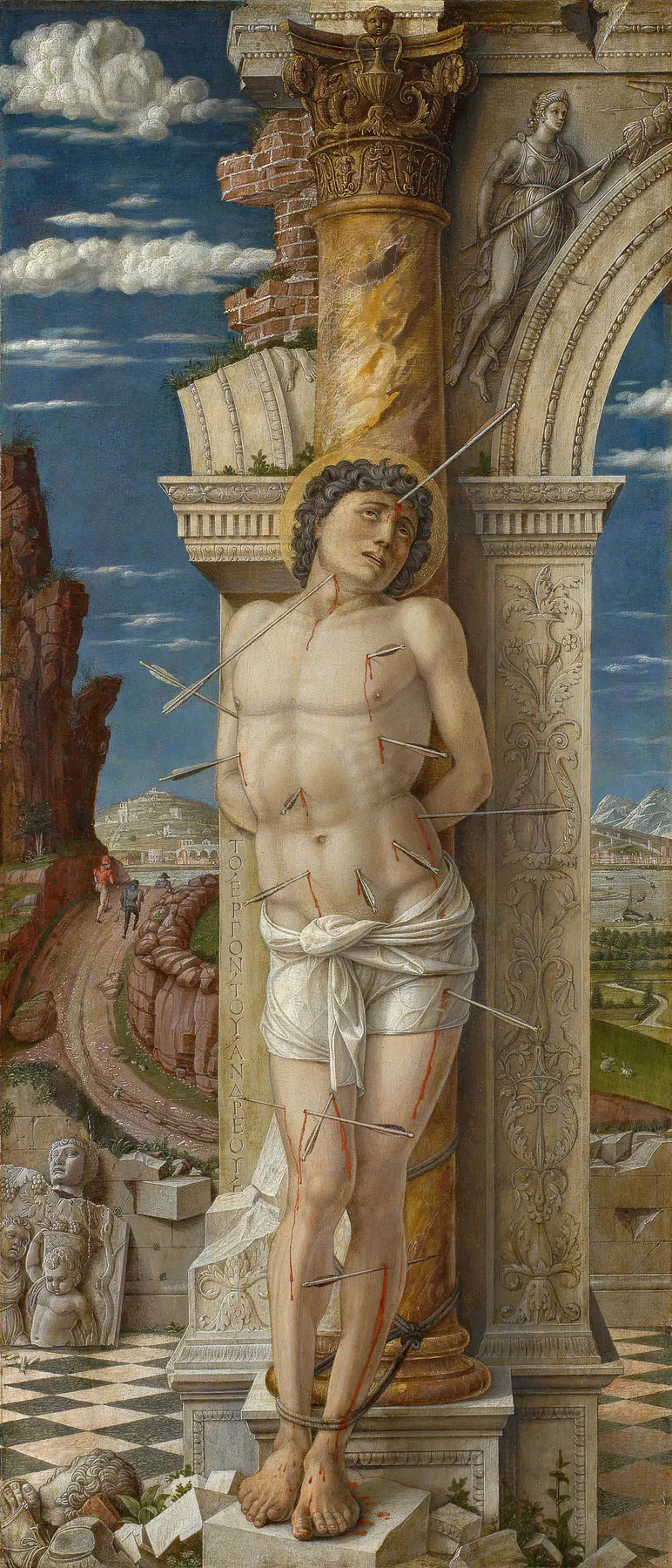 Pyhä Sebastianus - Andrea Mantegna