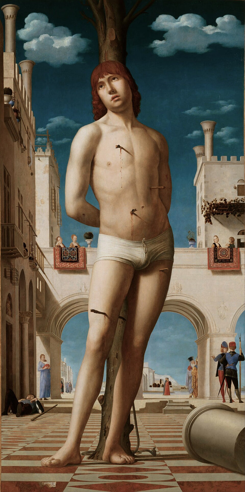Pyhä Sebastianus - Antonello de Messine