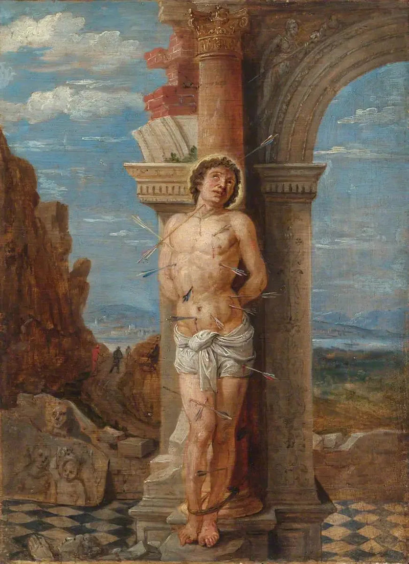 Pyhä Sebastianus (Andrea Mantegnan mukaan) - David Teniers nuorempi