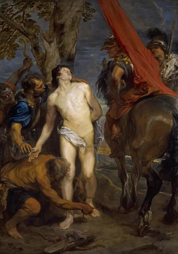 Pyhä Sebastian matkalla kohti marttyyriutta - Antoine van Dyck