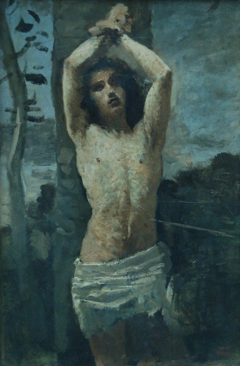 Pyhä Sebastianus - Jean-Baptiste Camille Corot