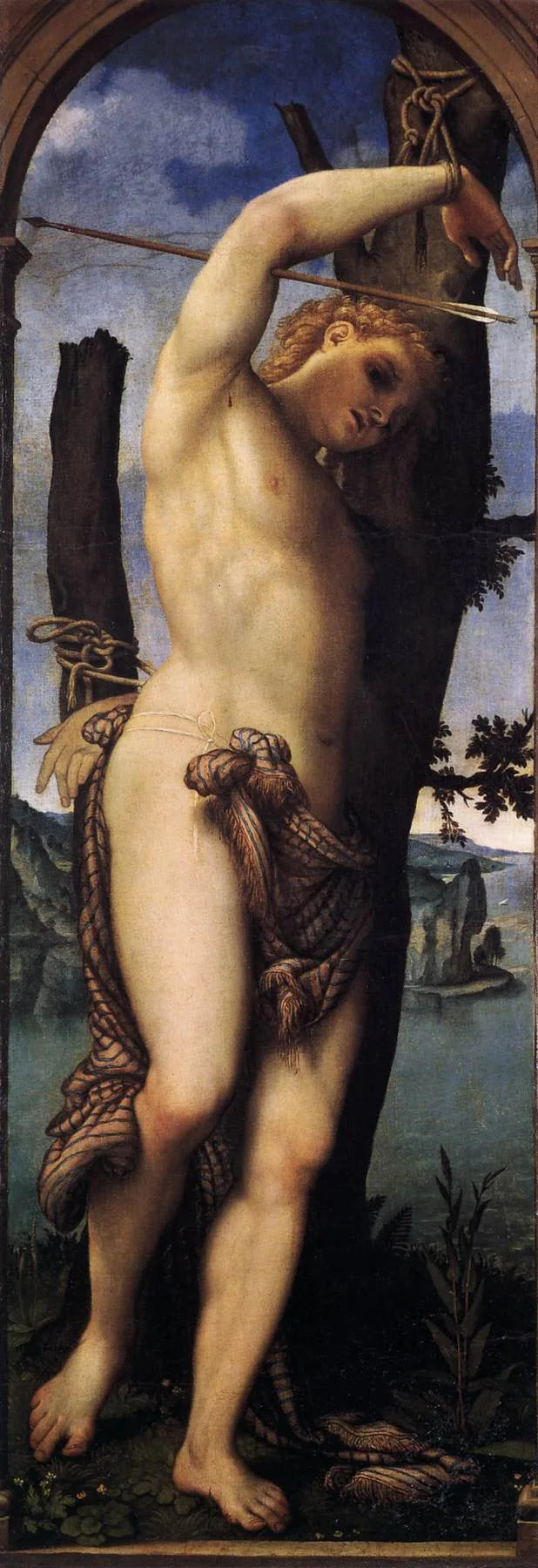 Pyhä Sebastian - Lorenzo Lotto