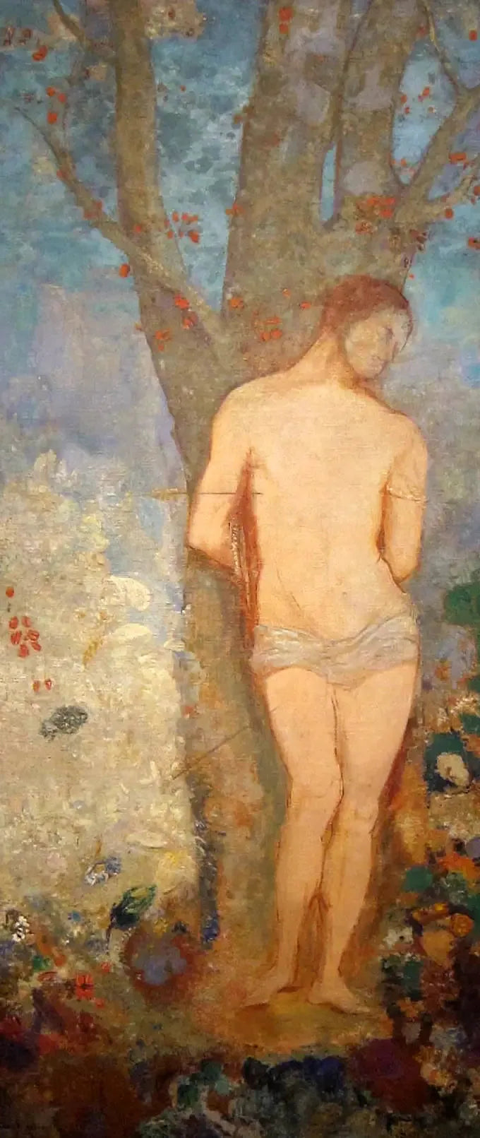 Pyhä Sebastianus - Odilon Redon