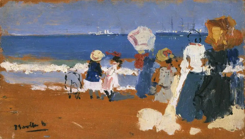 Pyhä Sebastianus (Aurinkovarjo) - Joaquín Sorolla