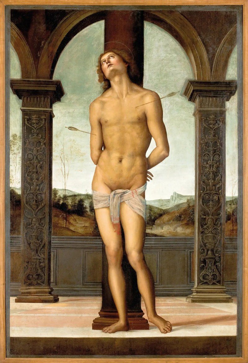 Pyhä Sebastianus - Pietro Perugino