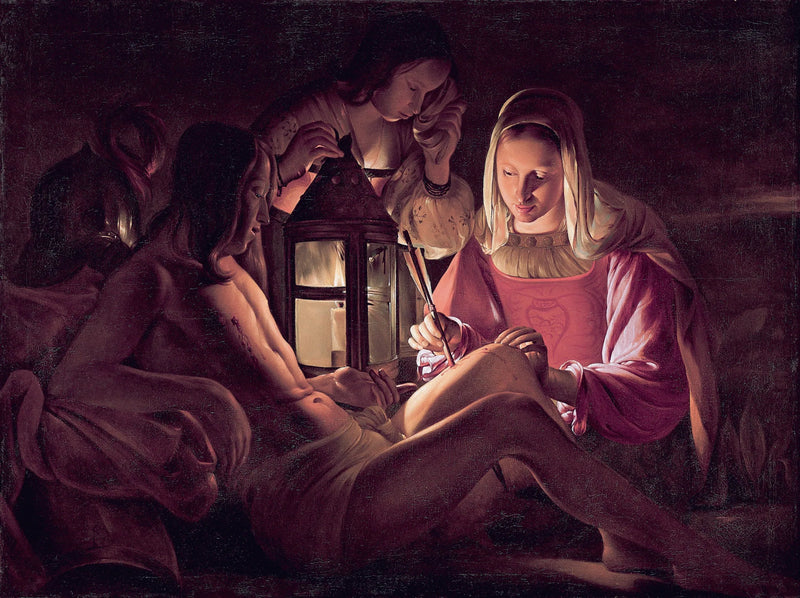 Pyhä Sebastianus Irene hoitaa - Georges de La Tour