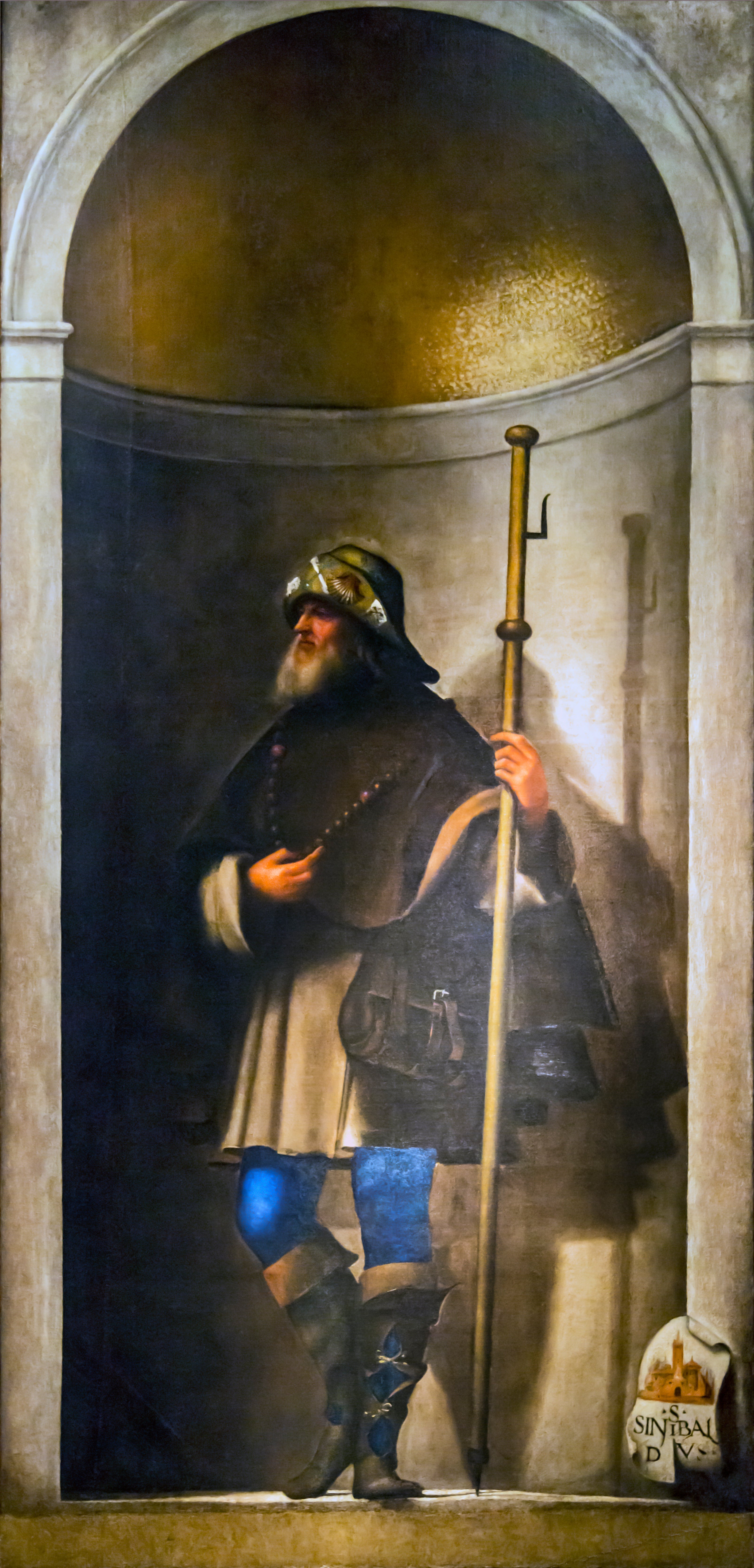 Saint Sinibald - Sebastiano del Piombo - Alpha Reproduction