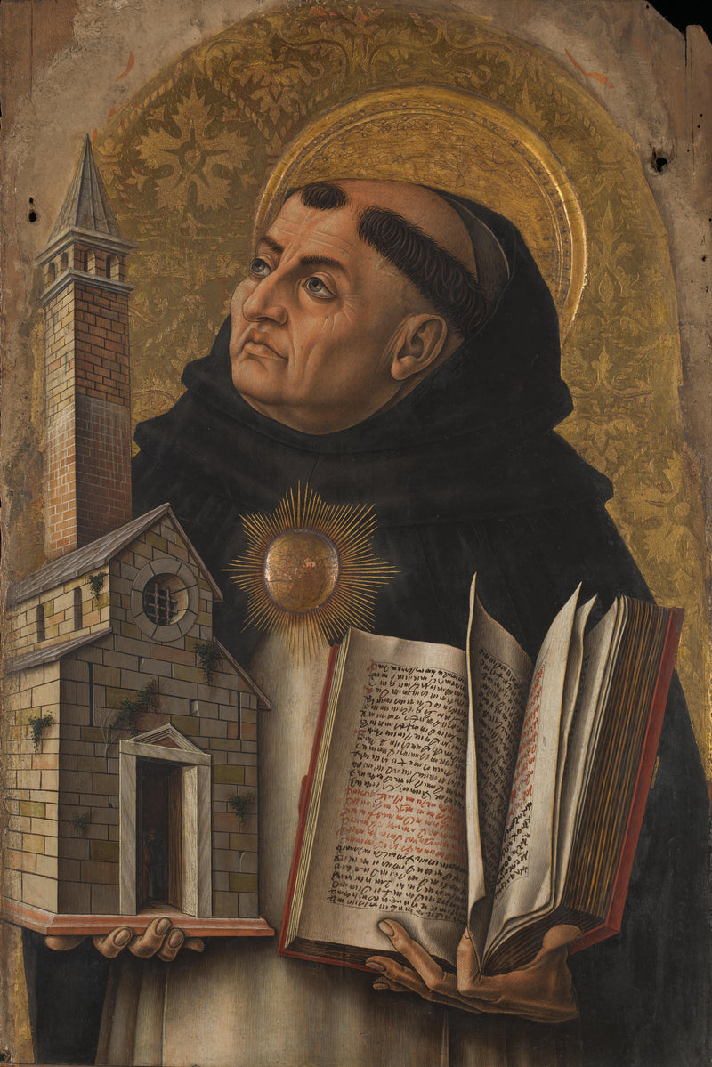 Pyhä Thomas Akvinolainen - Carlo Crivelli