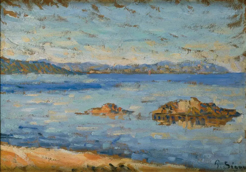 Saint-Tropez, rauhallinen - Paul Signac