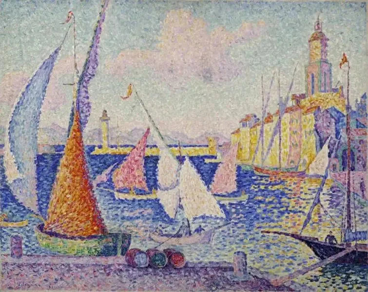 Saint-Tropez, laituri - Paul Signac