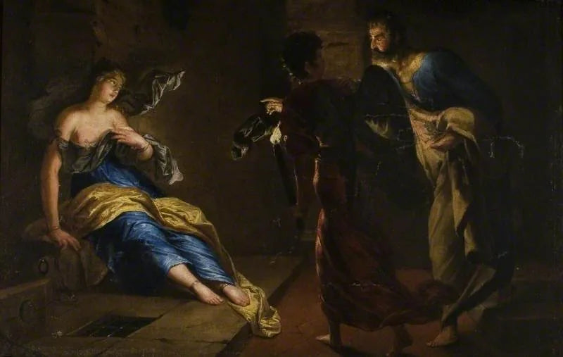 Pyhä Agathe parantunut Pyhän Pietarin avulla - Gerrit van Honthorst